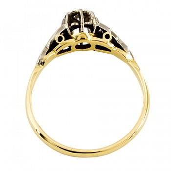 18ct gold Diamond Solitaire Ring size R